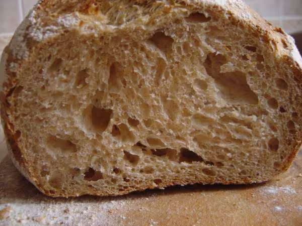 Pain au levain naturel pointage long