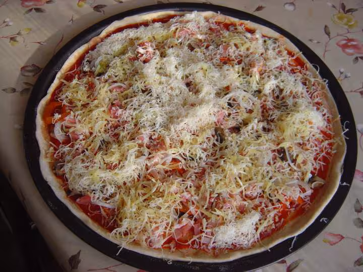 Pizza pate au levain