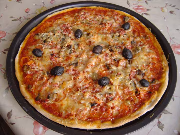 Pizza pate au levain