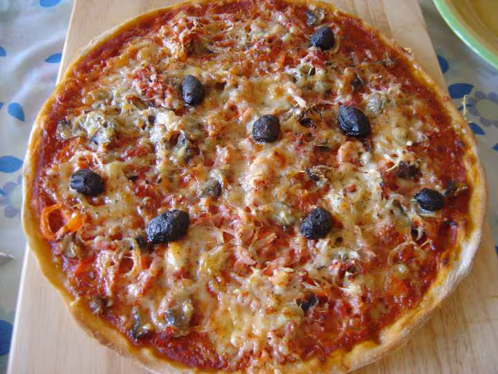 Pizza pate au levain