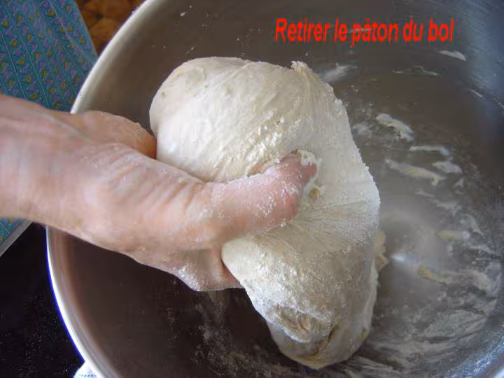 Retirer le paton du bol