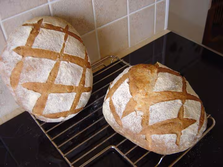 Une fournee pain au levain