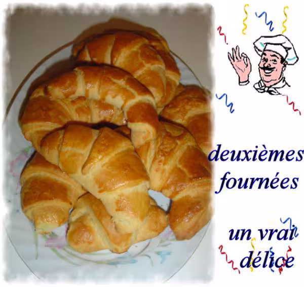 Croissant feuillete