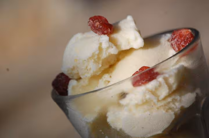 Creme glacee a la vanille sans oeufs