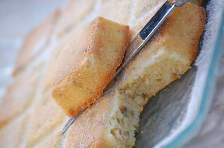 Gateau chocolat blanc et pistaches de cobel
