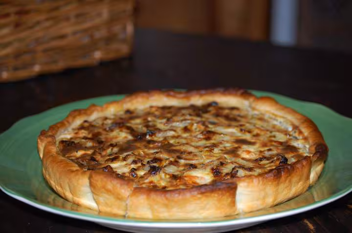 Tarte aux endives et saumon