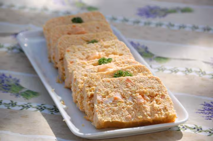 Terrine de poisson coeur de crevettes