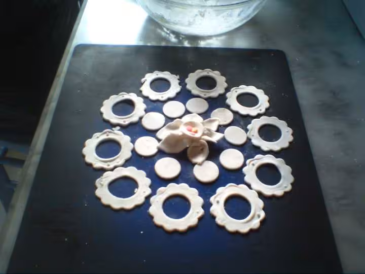 Les decos pour gateau de dimanche en pate a sucre