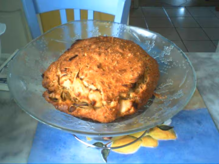 Pain jambon oignons