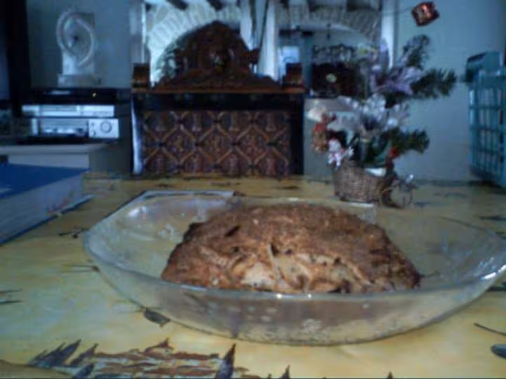 Pain oignons jambon 1