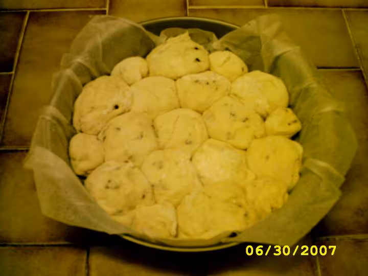 Mise en place des petites boules