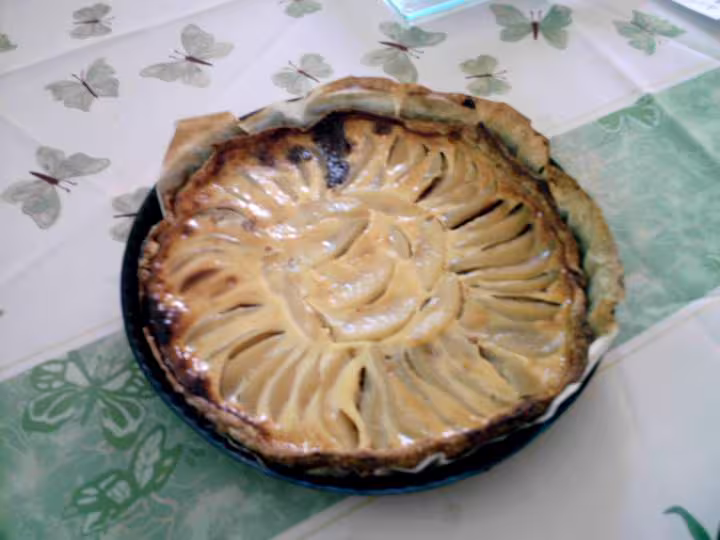Tarte poires chocolat