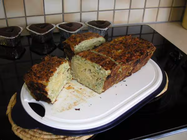Pain de viande aux pates et champignons