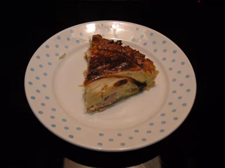 Tourte aux chicons jambon et fromage