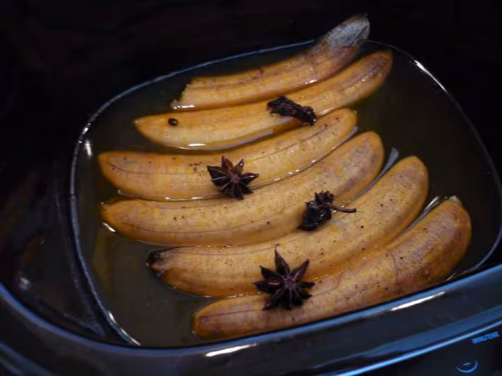 Bananes confites a l orange