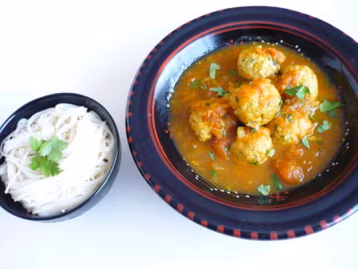 Boulettes de poulet au curry