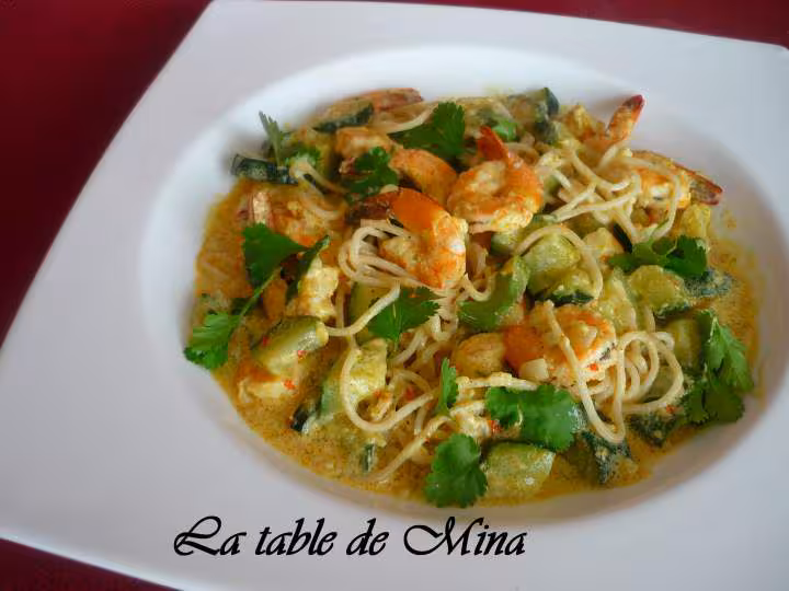 Curry de crevettes