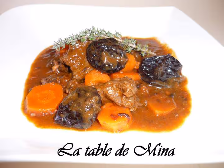 Daube de boeuf aux pruneaux