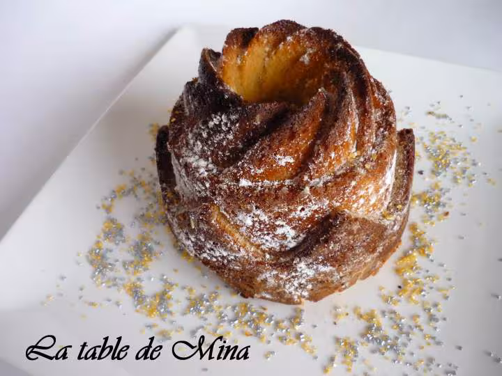 Gateau au miel et vanille