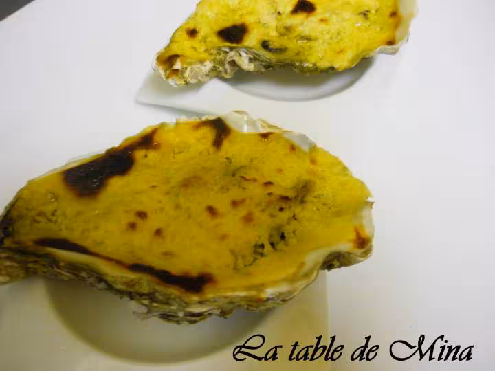 Huitres au sabayon de chardonnay