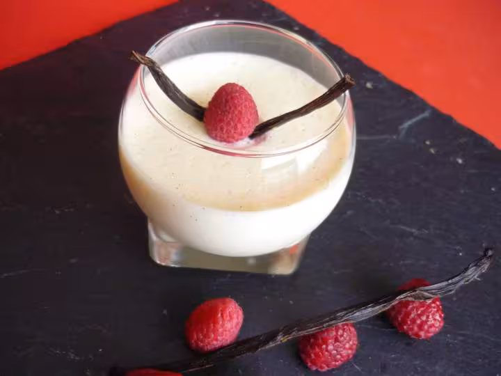 Mousse vanillee au mascarponne