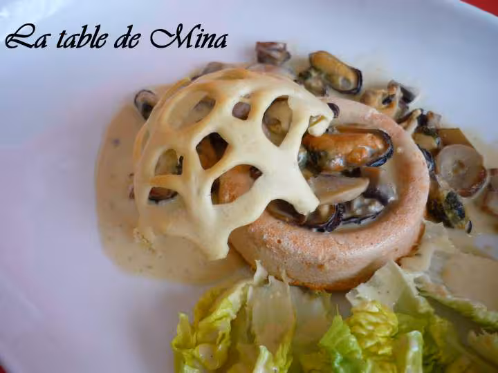 Mousseline de saumon en coque