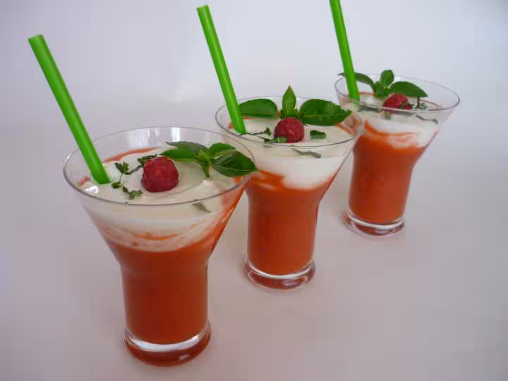 Soupe de fraises