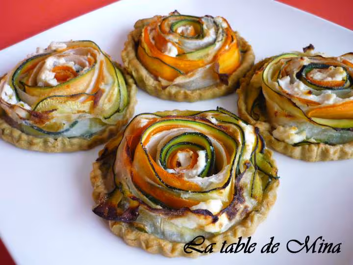 Tartelette serpentin aux legumes