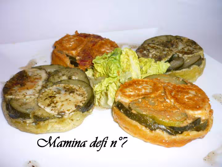 Tatin de courgettes