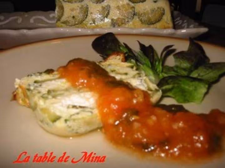 Terrine de loup au chou romanesco et estragon