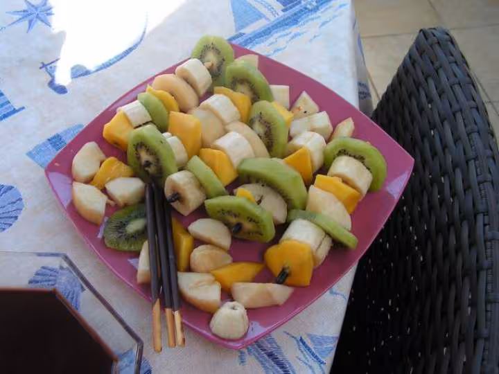 Brochette de fruits