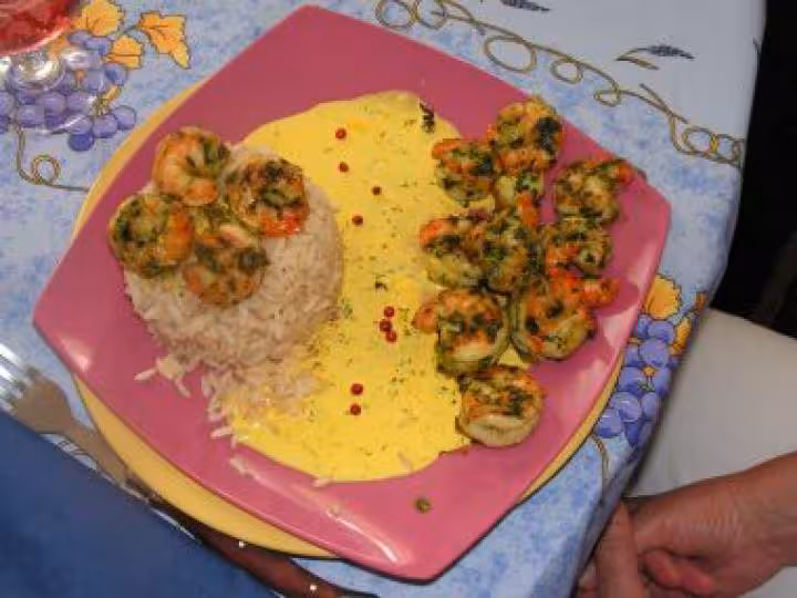 Gambas safrane