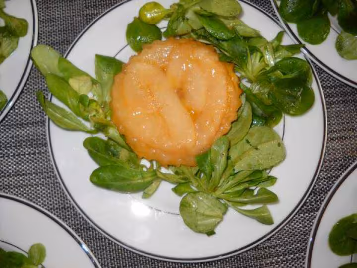 Tatin de poires au foie gras 4