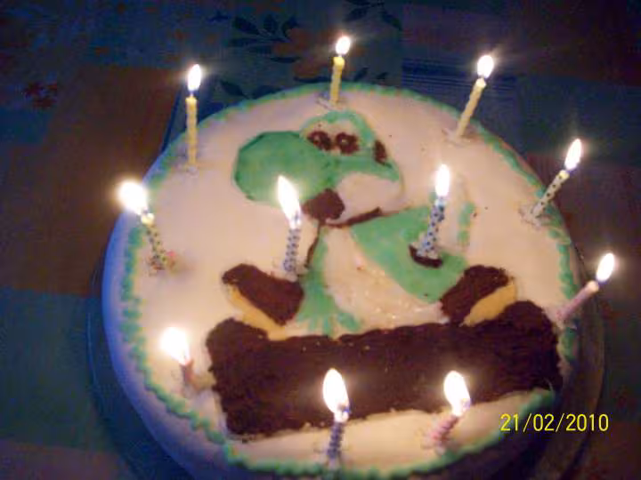 11 bougies sur mon gateau