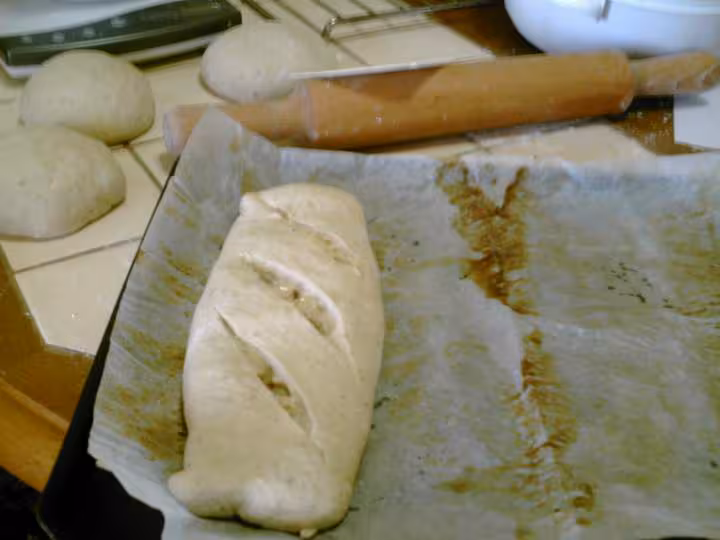 4eme etape tailler comme pour une baguette