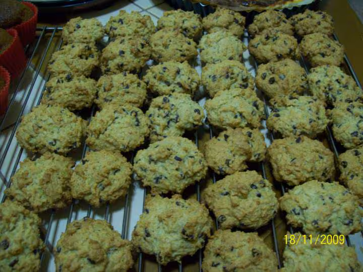 Cookies noix de coco pepites de chocolat