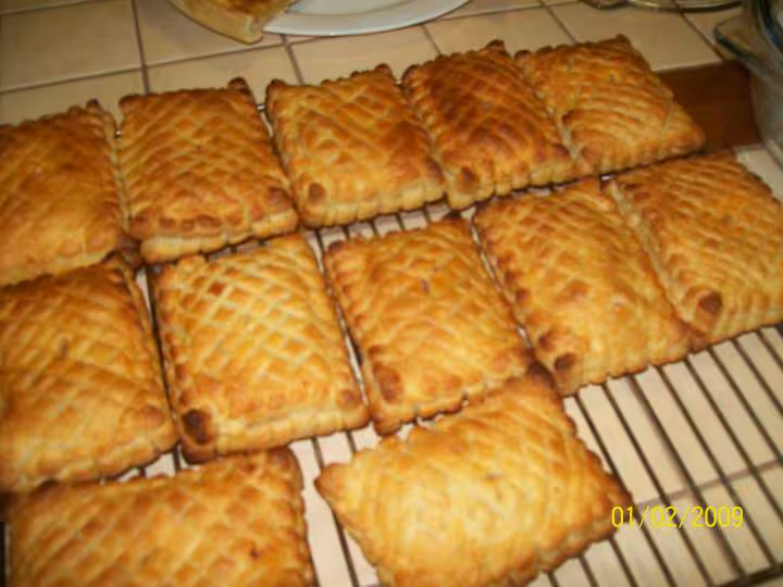 Feuilletes epinards viande
