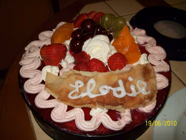Fraisier pour elodie