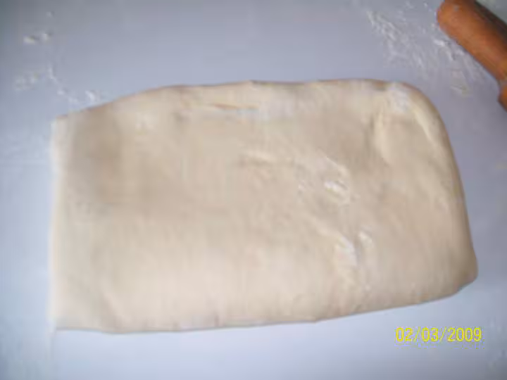 J ai etale ma pate de 3fois sa largeur