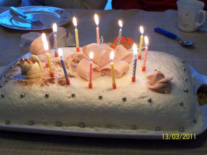 Le gateau d anniversair d estelle