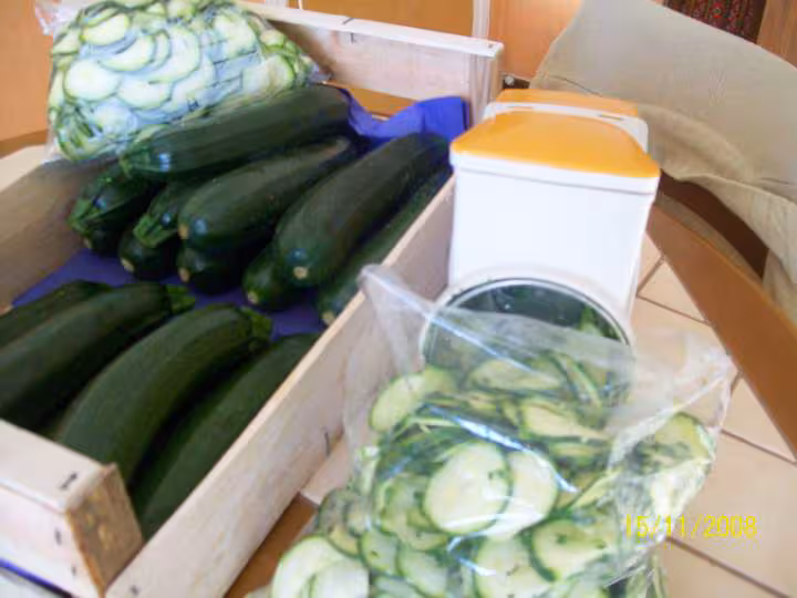 Mes courgettes
