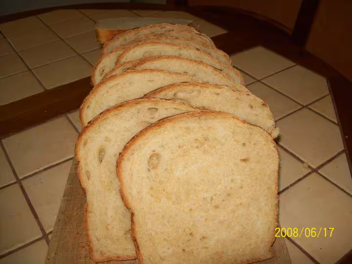 Mie du pain de mie au miel