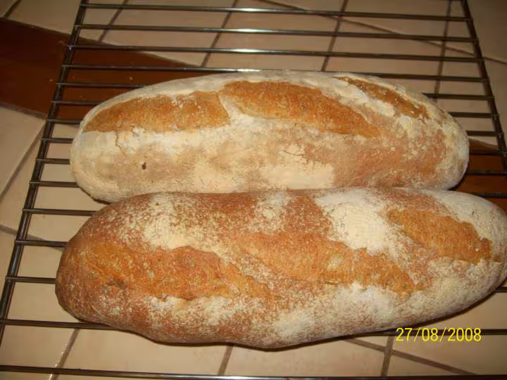 Pains a la poolish petris a la main