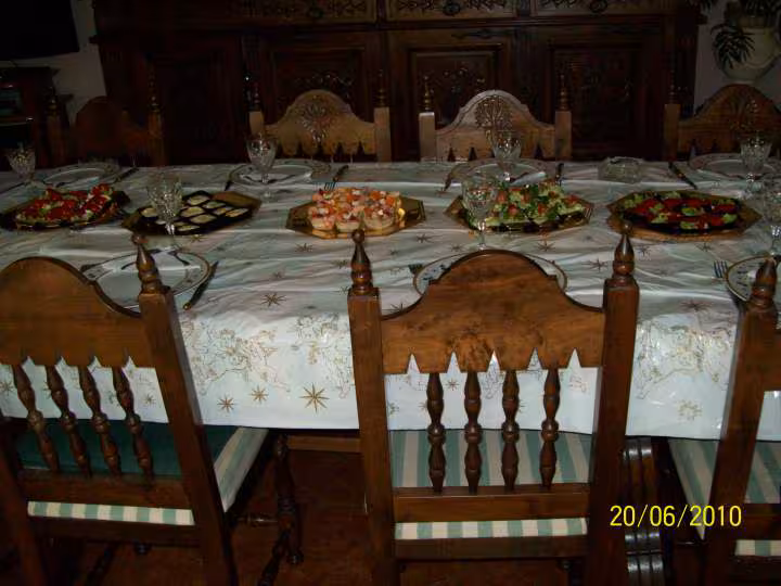 Partie de la table