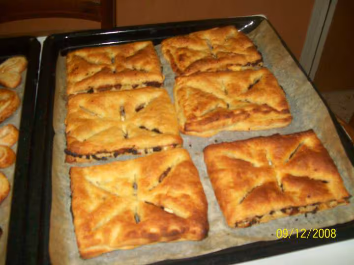 Petites fougasses feilletees