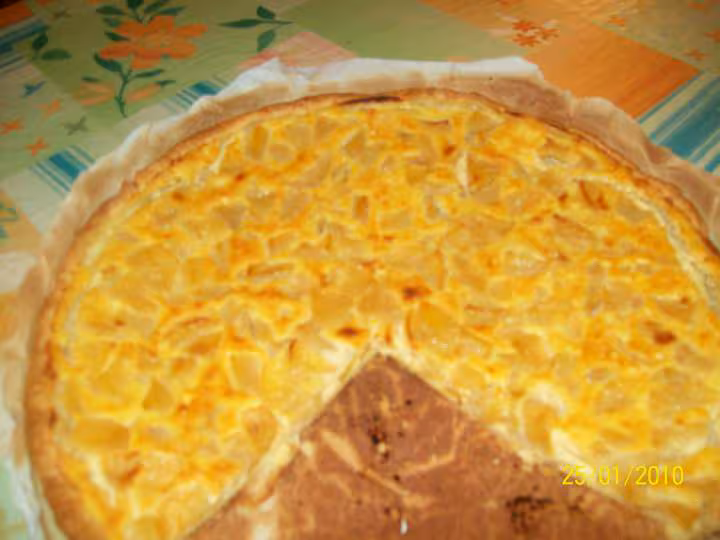 Tarte a la pomme et clementine