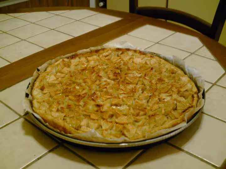 Tarte pommes creme d amandes