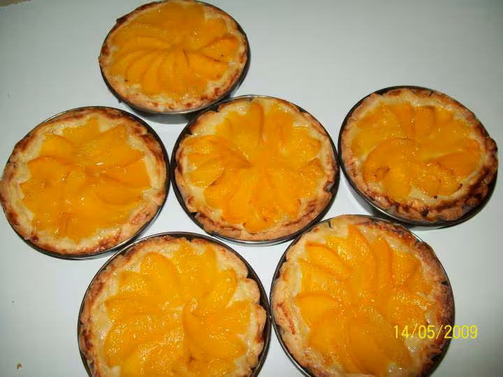 Tartelettes aux abricots pate sablee