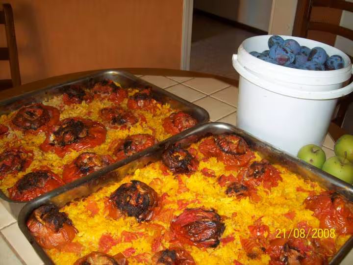 Tomates farcies riz