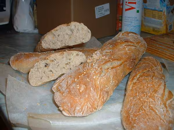 Baguettes au levain